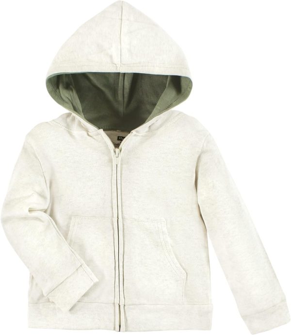 Hudson Baby baby-girls Cotton Hoodie, Bodysuit Or Tee Top and Pant Set - Image 4