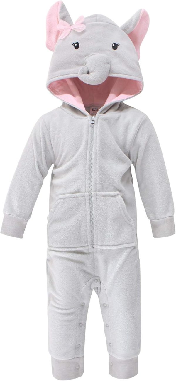 Hudson Baby Unisex Baby Fleece Jumpsuits, Coveralls, and Playsuits - Image 5