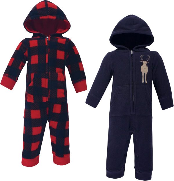 Hudson Baby Unisex Baby Fleece Jumpsuits, Coveralls, and Playsuits - Image 28