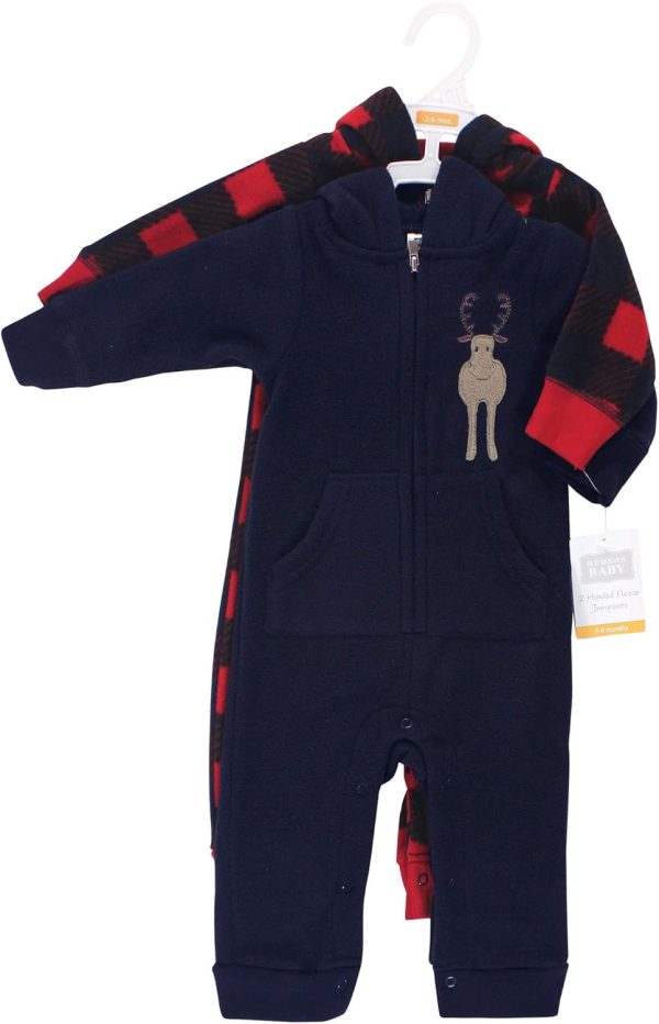 Hudson Baby Unisex Baby Fleece Jumpsuits, Coveralls, and Playsuits - Image 29