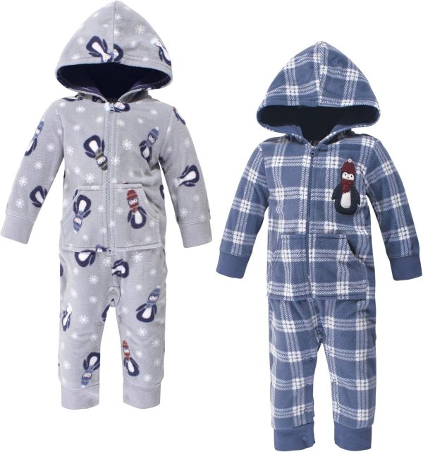 Hudson Baby Unisex Baby Fleece Jumpsuits, Coveralls, and Playsuits - Image 31