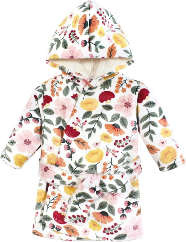 Hudson Baby Unisex Baby Mink with Faux Fur Lining Pool and Beach Robe Cover-ups - Image 3