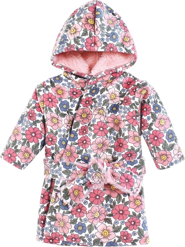 Hudson Baby Unisex Baby Mink with Faux Fur Lining Pool and Beach Robe Cover-ups - Image 13