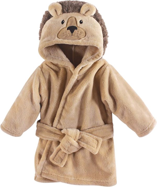 Hudson Baby Unisex Baby Plush Animal Face Bathrobe - Image 18