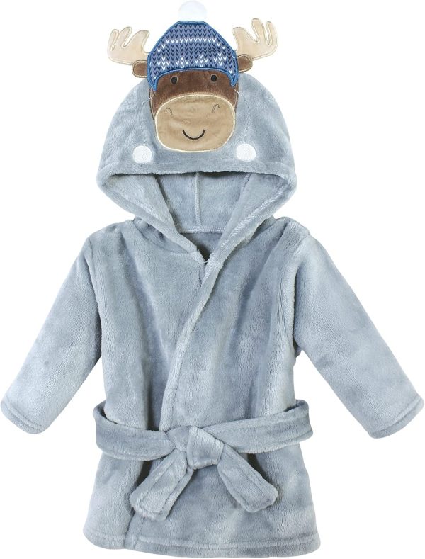 Hudson Baby Unisex Baby Plush Animal Face Bathrobe - Image 20