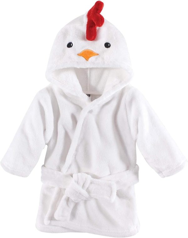 Hudson Baby Unisex Baby Plush Animal Face Bathrobe - Image 31