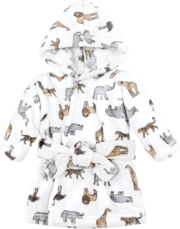 Hudson Baby Unisex Baby Plush Animal Face Bathrobe - Image 42
