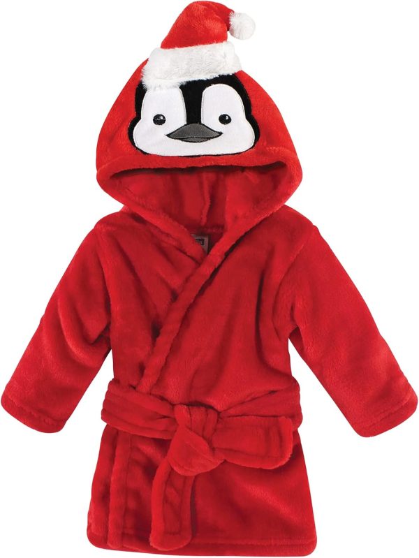 Hudson Baby Unisex Baby Plush Animal Face Bathrobe - Image 44