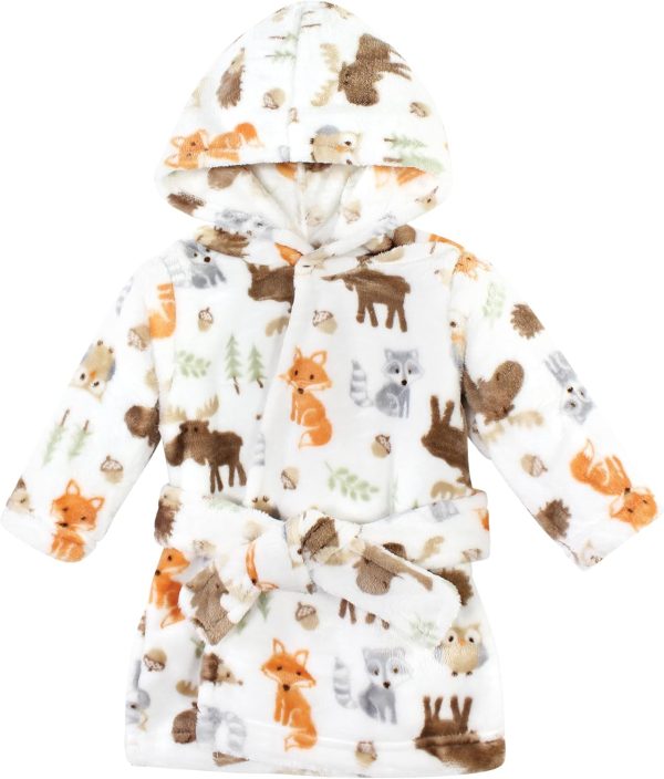 Hudson Baby Unisex Baby Plush Animal Face Bathrobe - Image 47