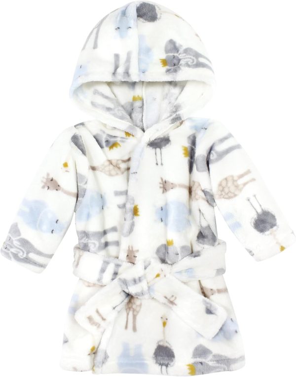 Hudson Baby Unisex Baby Plush Animal Face Bathrobe - Image 54