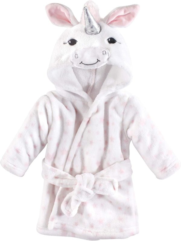 Hudson Baby Unisex Baby Plush Animal Face Bathrobe - Image 59