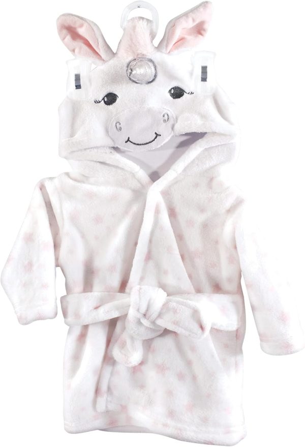 Hudson Baby Unisex Baby Plush Animal Face Bathrobe - Image 60