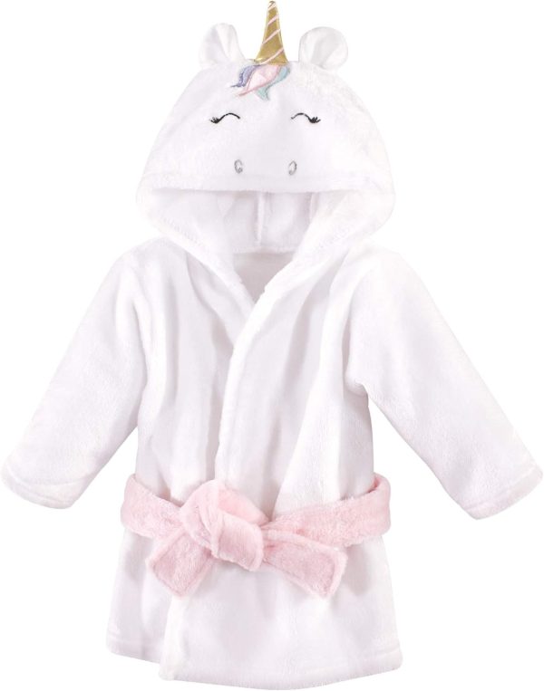 Hudson Baby Unisex Baby Plush Animal Face Bathrobe - Image 64