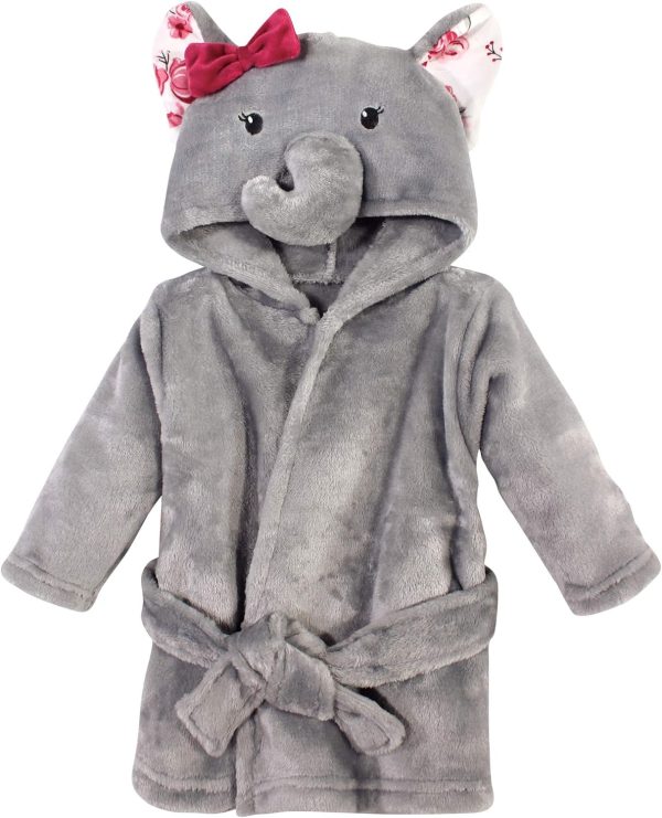 Hudson Baby Unisex Baby Plush Animal Face Bathrobe - Image 65