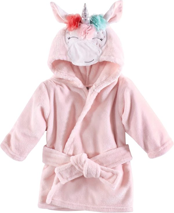 Hudson Baby Unisex Baby baby-girls baby-boys Plush Pool and Beach Robe Cover-ups - Image 2