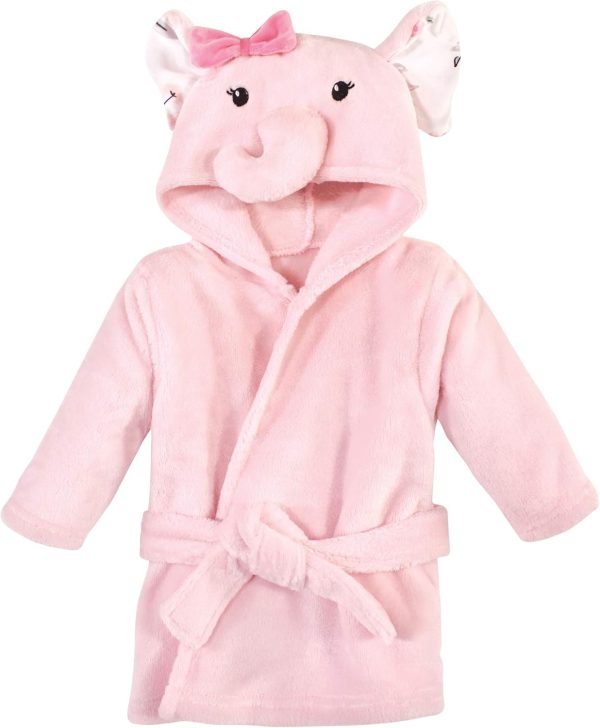 Hudson Baby Unisex Baby Plush Animal Face Bathrobe - Image 75