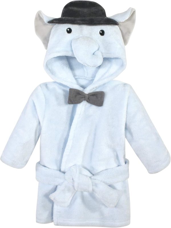 Hudson Baby Unisex Baby Plush Animal Face Bathrobe - Image 84