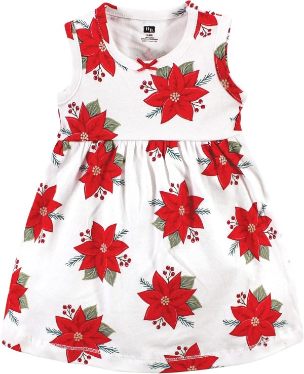 Hudson Baby Baby Girls' Cotton Dress and Cardigan Set - Image 6