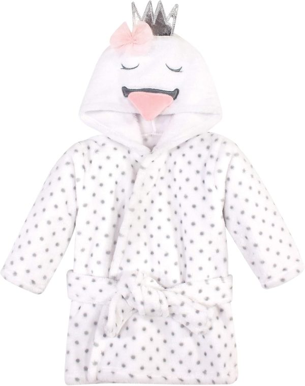 Hudson Baby Unisex Baby Plush Animal Face Bathrobe - Image 86