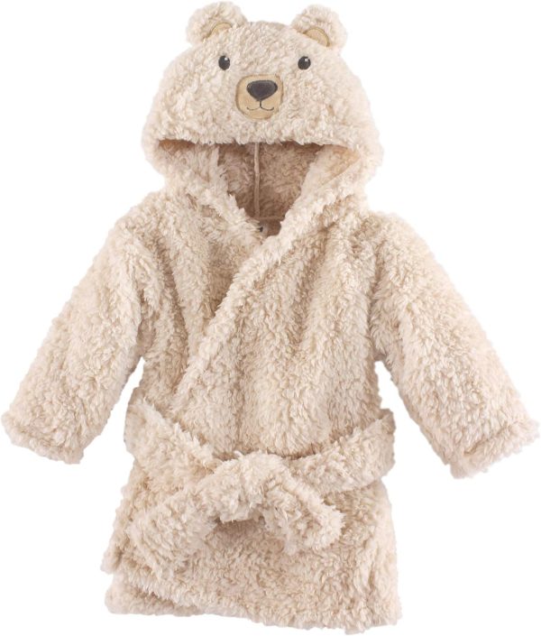 Hudson Baby Unisex Baby Plush Animal Face Bathrobe - Image 88