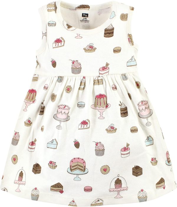 Hudson Baby Baby Girls' Cotton Dress and Cardigan Set - Image 11