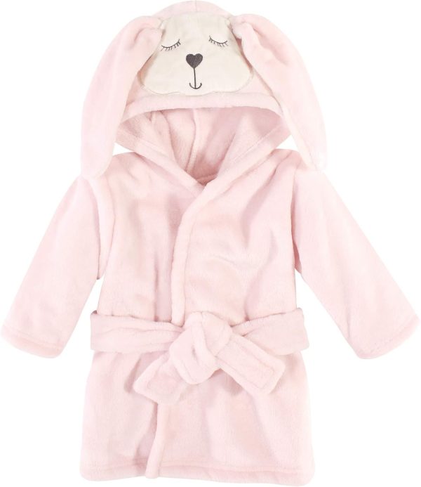 Hudson Baby Unisex Baby Plush Animal Face Bathrobe - Image 90