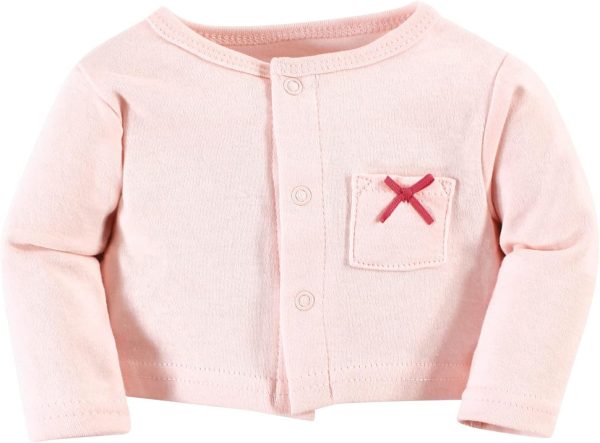 Hudson Baby Baby Girls' Cotton Dress and Cardigan Set - Image 12