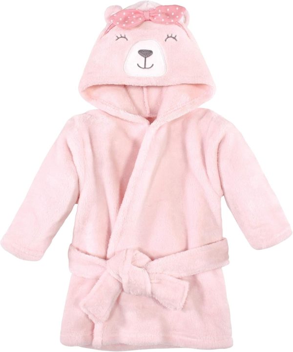 Hudson Baby Unisex Baby Plush Animal Face Bathrobe - Image 91