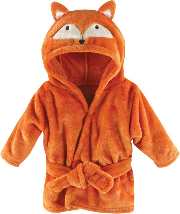 Hudson Baby Unisex Baby Plush Animal Face Bathrobe - Image 95