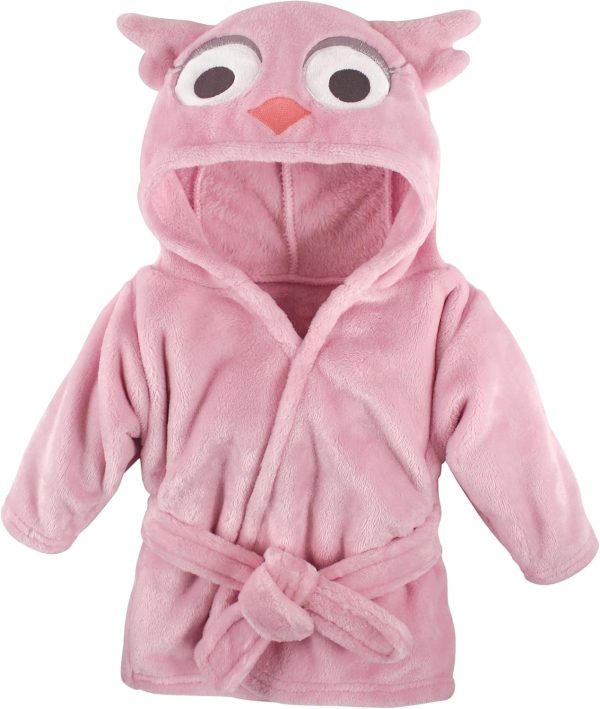 Hudson Baby Unisex Baby Plush Animal Face Bathrobe - Image 96