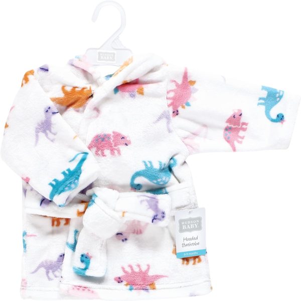 Hudson Baby Unisex Baby Plush Animal Face Bathrobe - Image 98