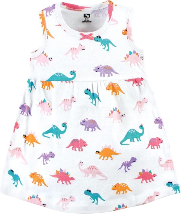 Hudson Baby Baby Girls' Cotton Dress and Cardigan Set - Image 21