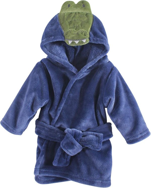 Hudson Baby Unisex Baby Plush Animal Face Bathrobe - Image 100