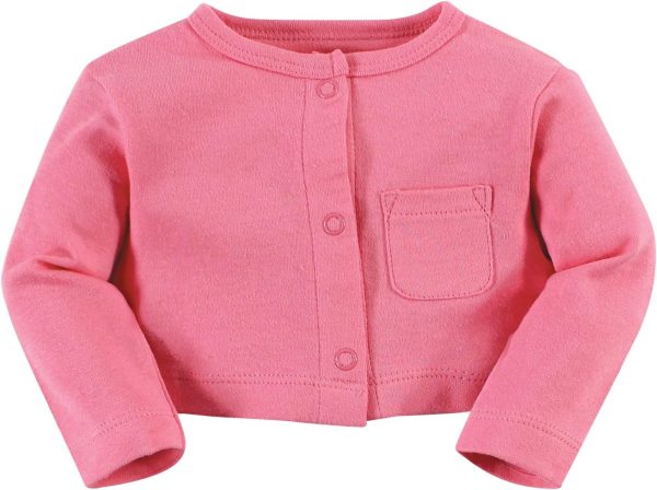 Hudson Baby Baby Girls' Cotton Dress and Cardigan Set - Image 22