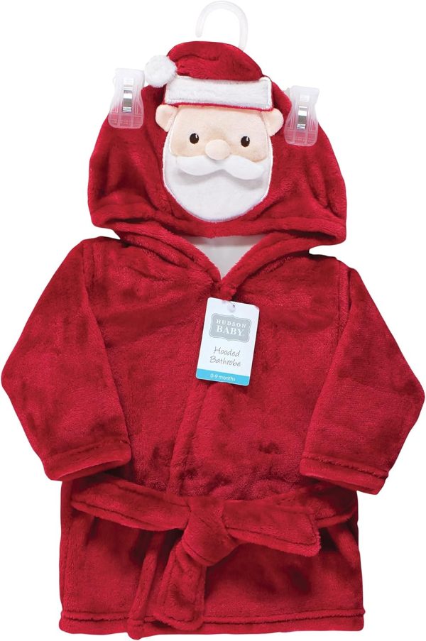 Hudson Baby Unisex Baby Plush Animal Face Bathrobe - Image 102