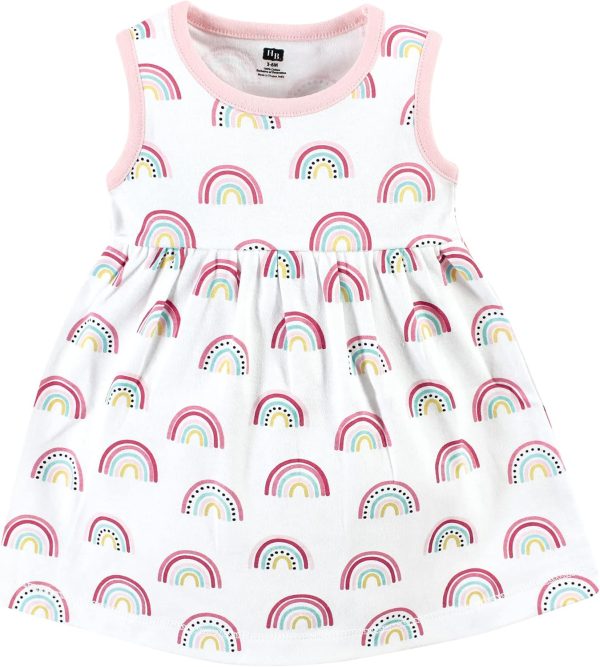 Hudson Baby Baby Girls' Cotton Dress and Cardigan Set - Image 27