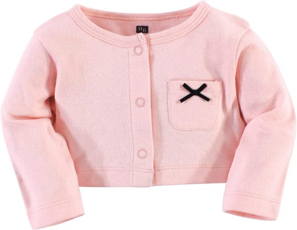 Hudson Baby Baby Girls' Cotton Dress and Cardigan Set - Image 28
