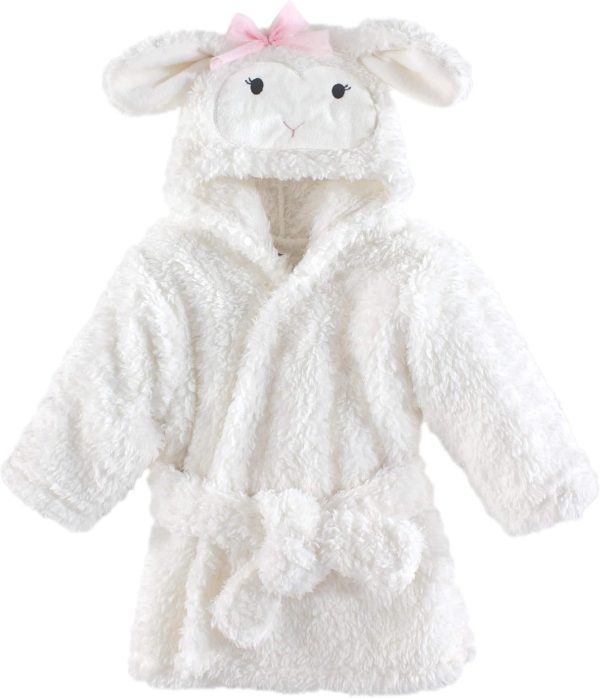 Hudson Baby Unisex Baby Plush Animal Face Bathrobe - Image 106