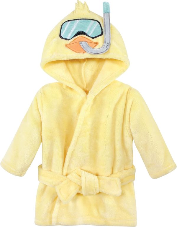 Hudson Baby Unisex Baby Plush Animal Face Bathrobe - Image 111