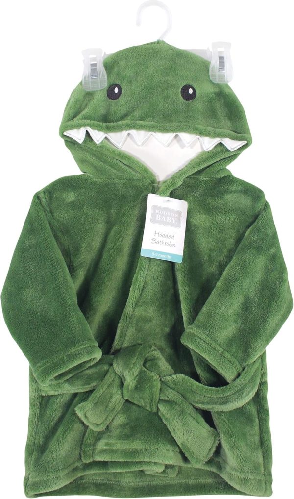 Hudson Baby Unisex Baby Plush Animal Face Bathrobe - Image 121