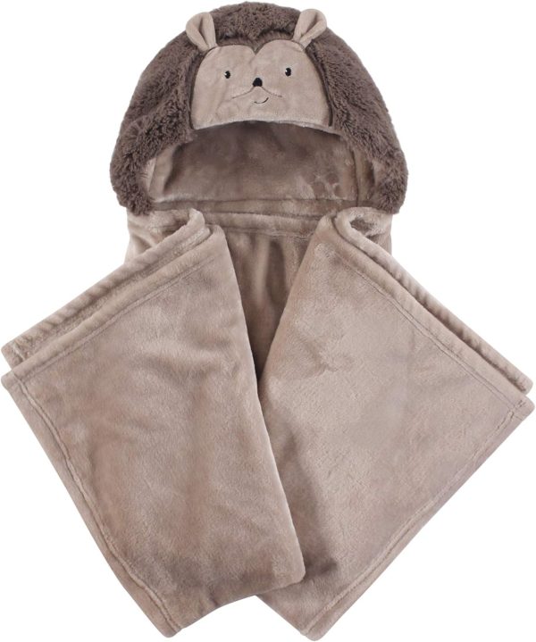 Hudson Baby Unisex Baby and Toddler Hooded Animal Face Plush Blanket, Flamingo, One Size - Image 10