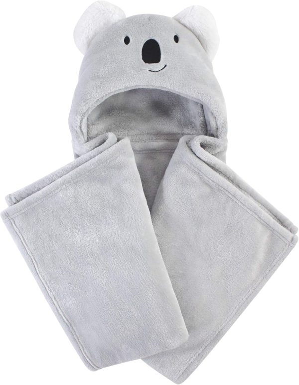 Hudson Baby Unisex Baby and Toddler Hooded Animal Face Plush Blanket, Flamingo, One Size - Image 12