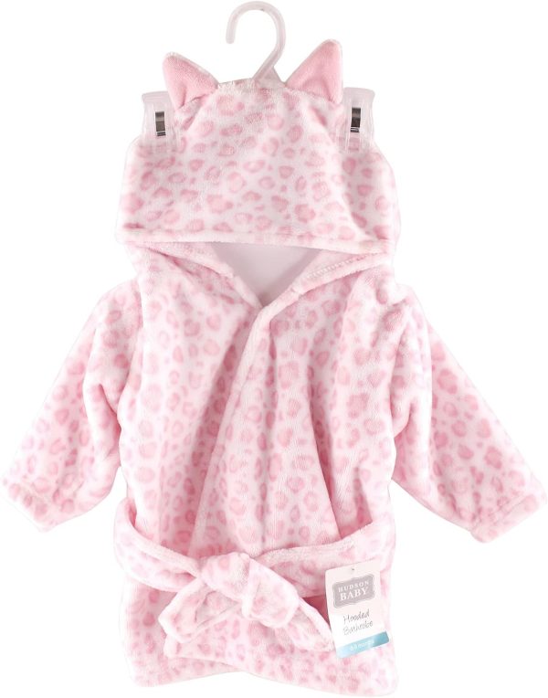 Hudson Baby Unisex Baby Plush Animal Face Bathrobe - Image 126