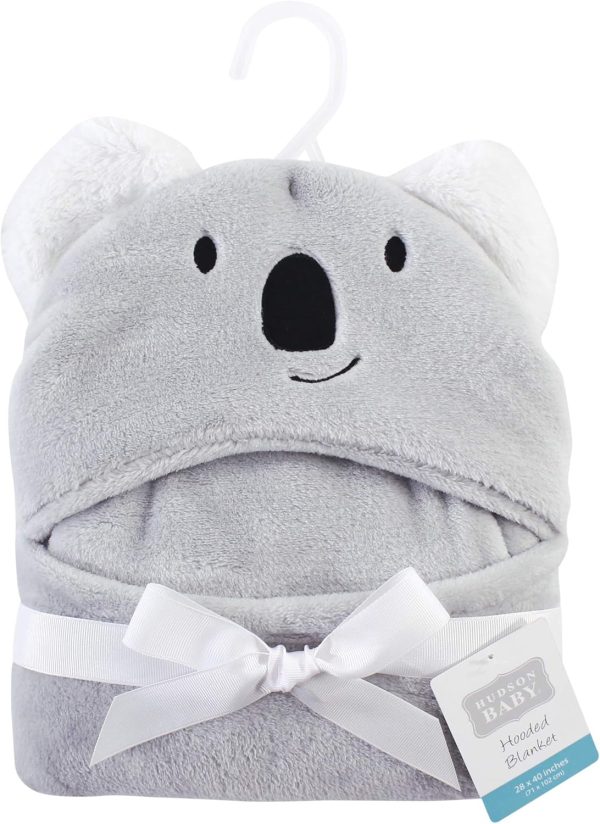 Hudson Baby Unisex Baby and Toddler Hooded Animal Face Plush Blanket, Flamingo, One Size - Image 13