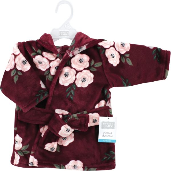 Hudson Baby Unisex Baby Plush Animal Face Bathrobe - Image 128