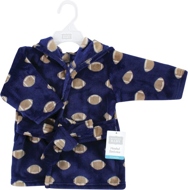 Hudson Baby Unisex Baby Plush Animal Face Bathrobe - Image 131