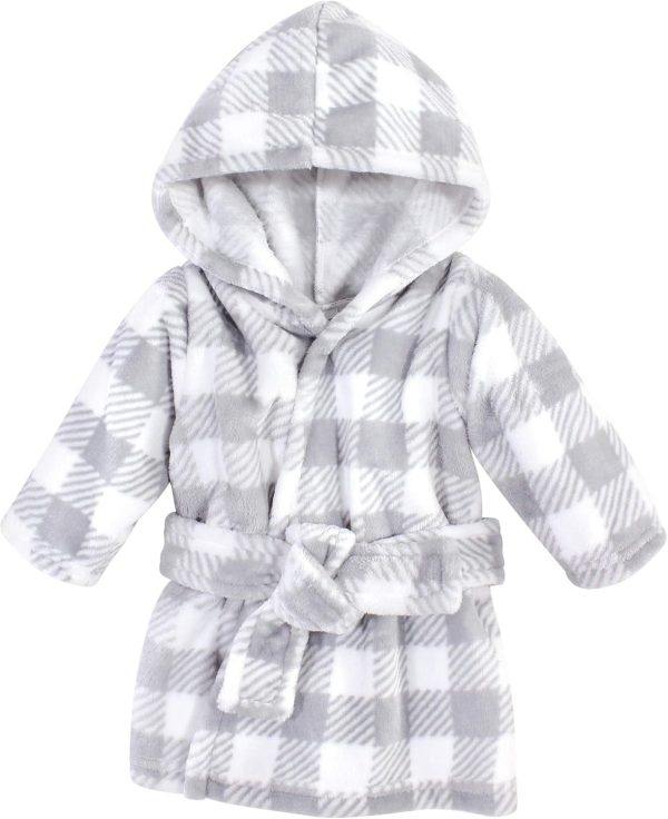 Hudson Baby Unisex Baby Plush Animal Face Bathrobe - Image 132