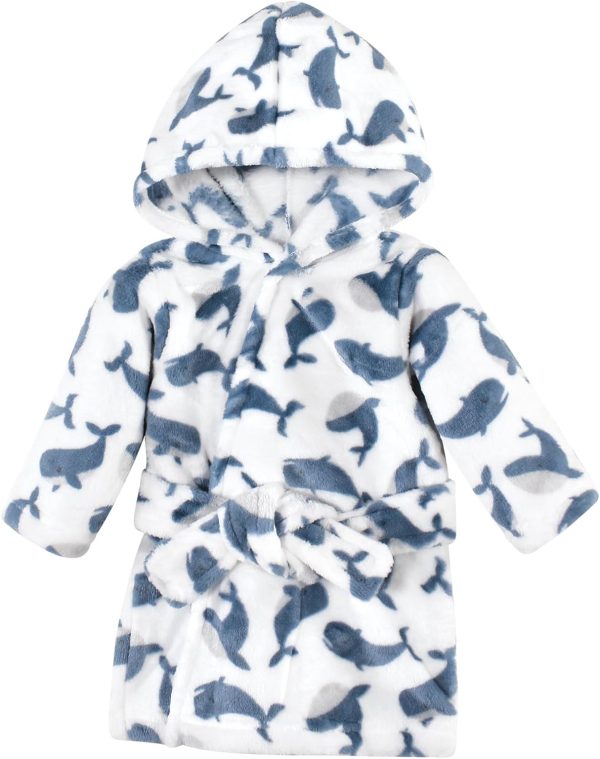 Hudson Baby Unisex Baby Plush Animal Face Bathrobe - Image 133