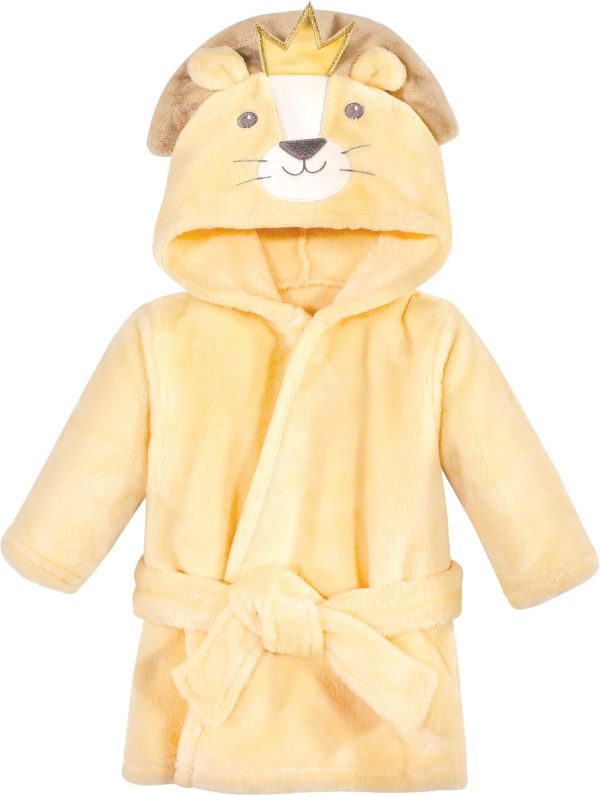 Hudson Baby Unisex Baby Plush Animal Face Bathrobe - Image 137