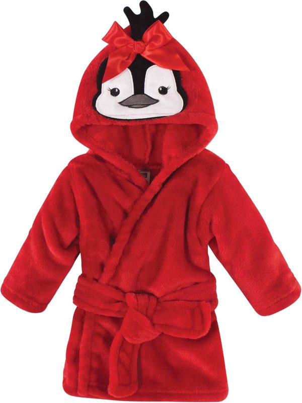 Hudson Baby Unisex Baby Plush Animal Face Bathrobe - Image 140